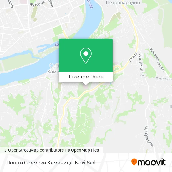 Пошта Сремска Каменица map
