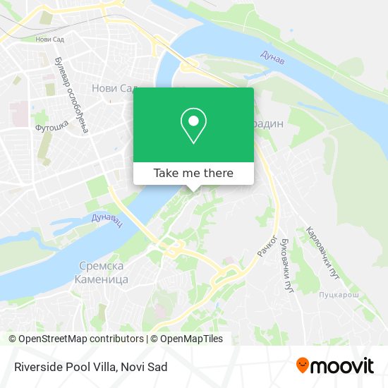 Riverside Pool Villa map