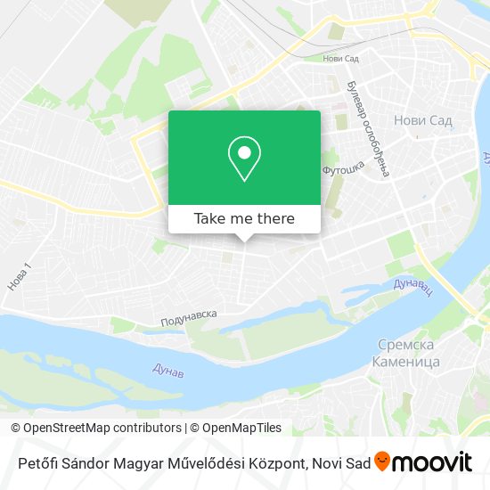 Petőfi Sándor Magyar Művelődési Központ map