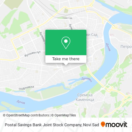 Postal Savings Bank Joint Stock Company map