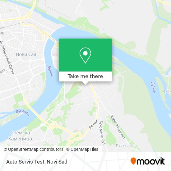 Auto Servis Test map