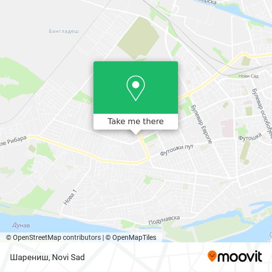 Шарениш map