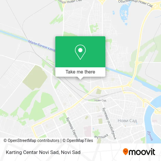 Karting Centar Novi Sad map