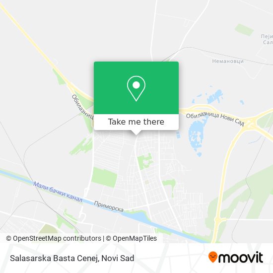 Salasarska Basta Cenej map