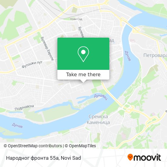 Народног фронта 55a map