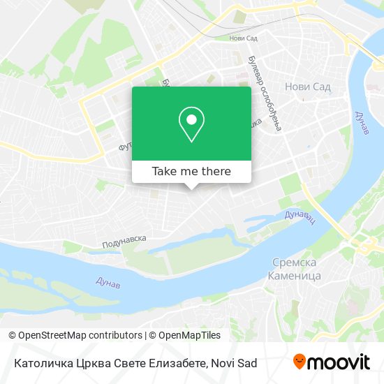 Католичка Црква Свете Елизабете map