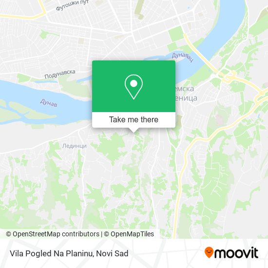 Vila Pogled Na Planinu map