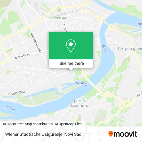 Wiener Stadtische Osiguranje map