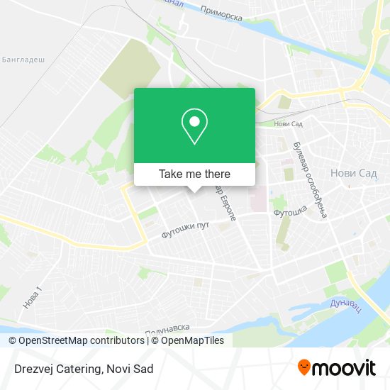 Drezvej Catering map