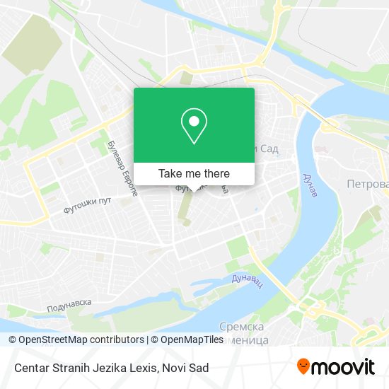 Centar Stranih Jezika Lexis map