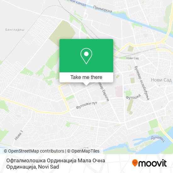 Офталмолошка Ординација Мала Очна Ординација map