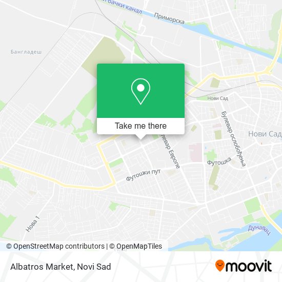 Albatros Market map