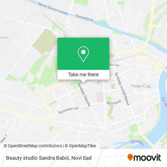 Beauty studio Sandra Babić map