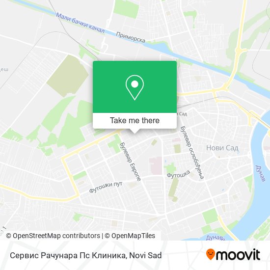 Сервис Рачунара Пс Клиника map