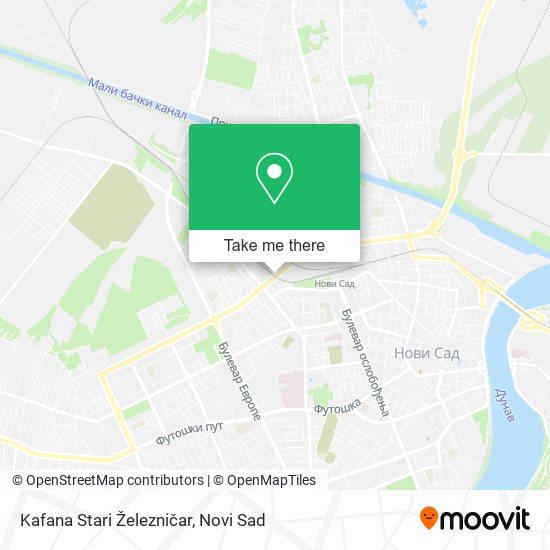 Kafana Stari Železničar map