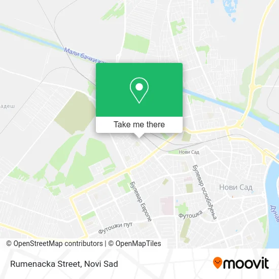 Rumenacka Street map