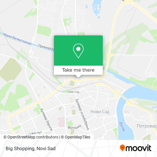 Big Shopping map