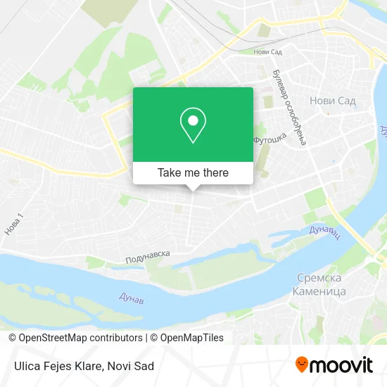 Ulica Fejes Klare map