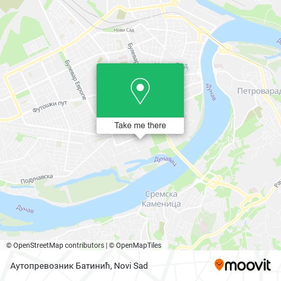 Аутопревозник Батинић map