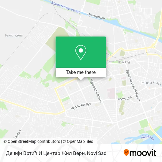 Дечији Вртић И Центар Жил Верн map