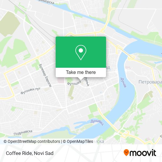 Coffee Ride map