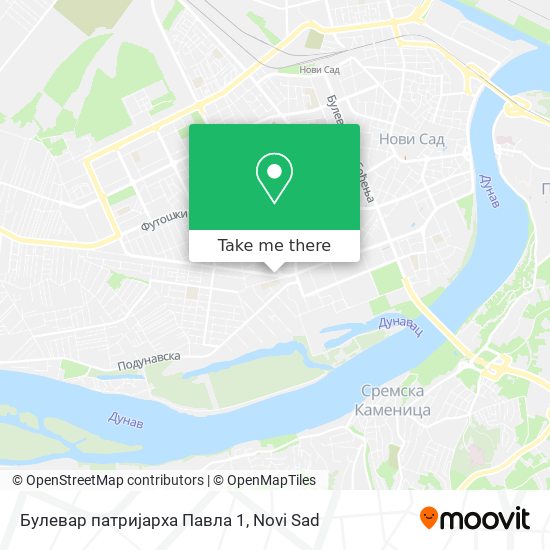 Булевар патријарха Павла 1 map