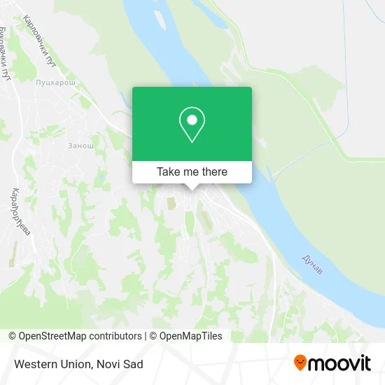 Western Union map
