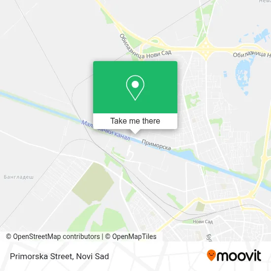 Primorska Street map