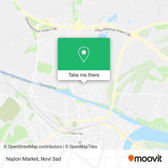 Najlon Market map