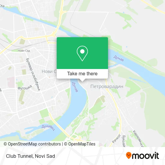 Club Tunnel map