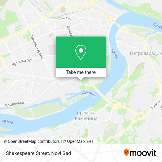 Shakespeare Street map