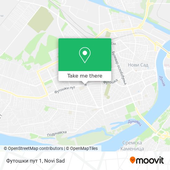 Футошки пут 1 map