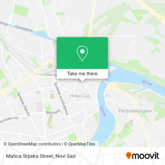 Matica Srpska Street map