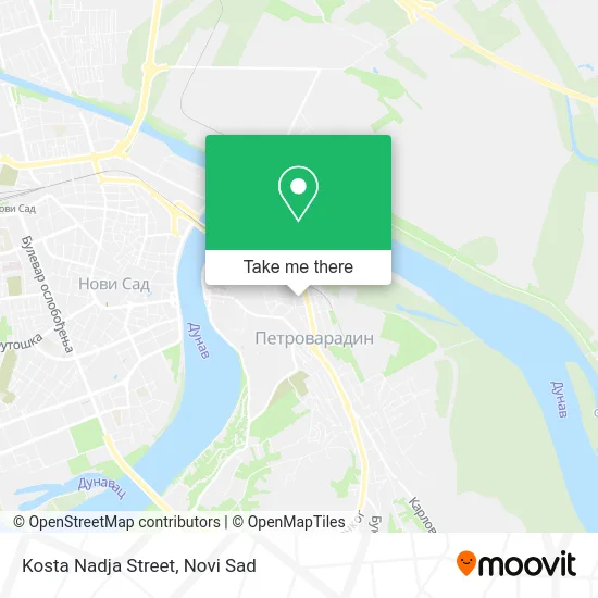 Kosta Nadja Street map