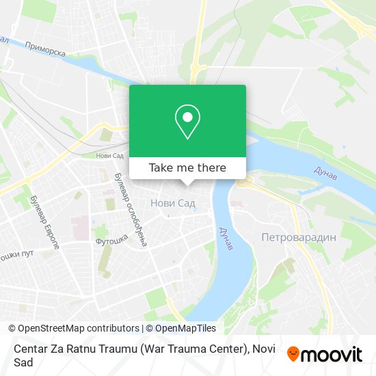 Centar Za Ratnu Traumu (War Trauma Center) map