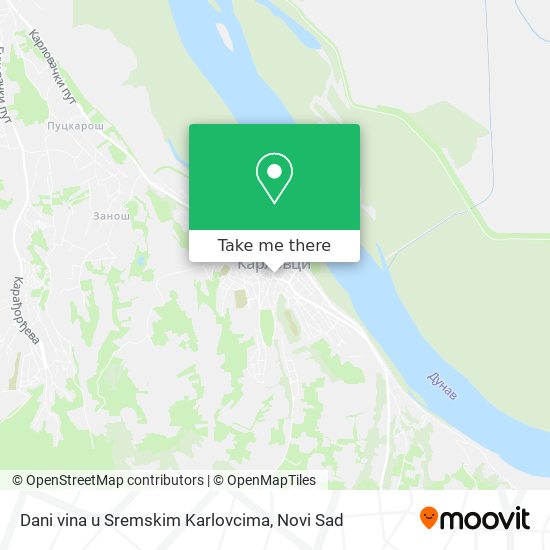 Dani vina u Sremskim Karlovcima map