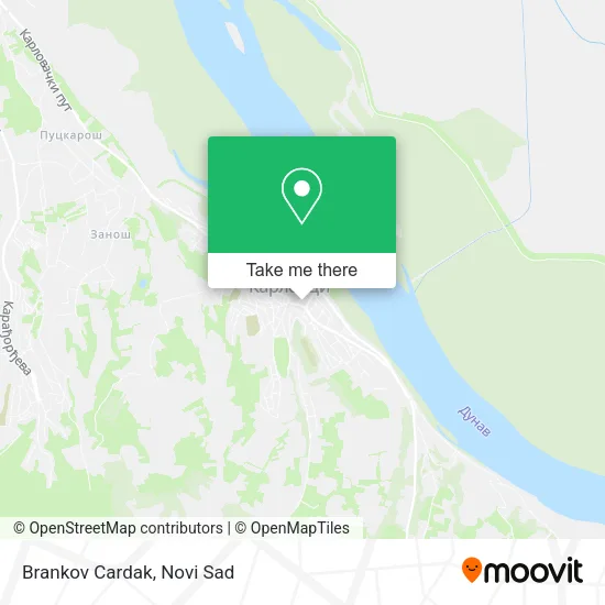 Brankov Cardak map