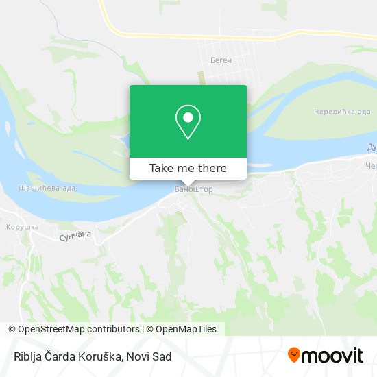 Riblja Čarda Koruška map