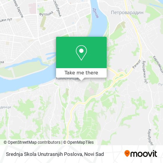 Srednja Skola Unutrasnjih Poslova map