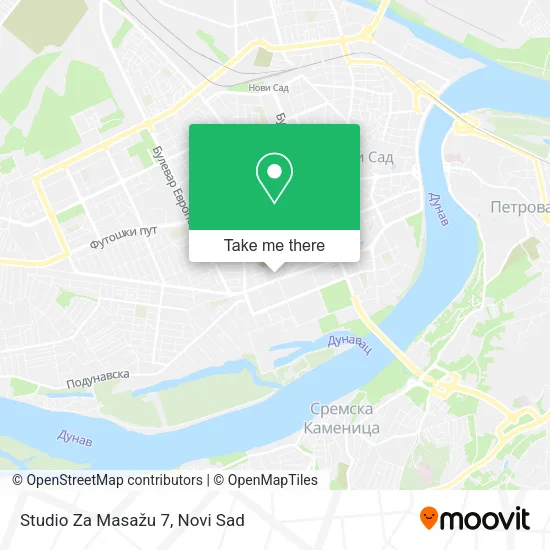 Studio Za Masažu 7 map