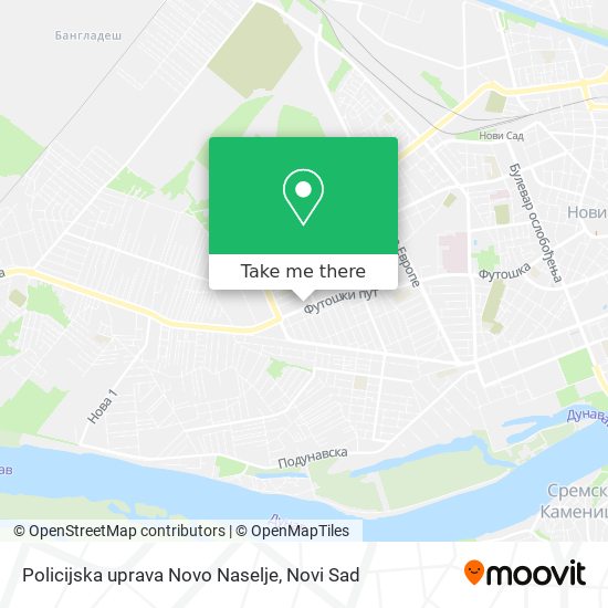 Policijska uprava Novo Naselje map