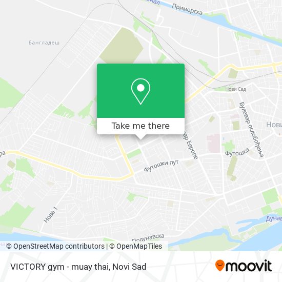 VICTORY gym - muay thai map