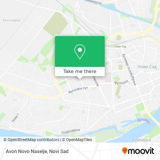 Avon Novo Naselje map