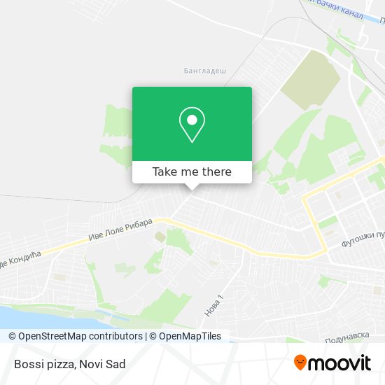 Bossi pizza map