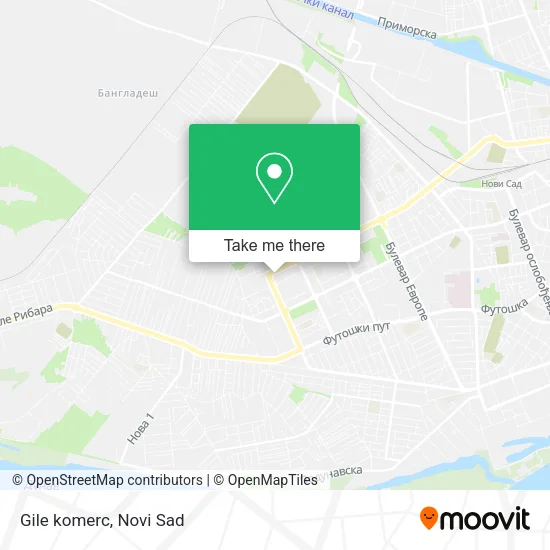 Gile komerc map