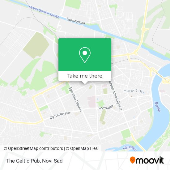 The Celtic Pub map