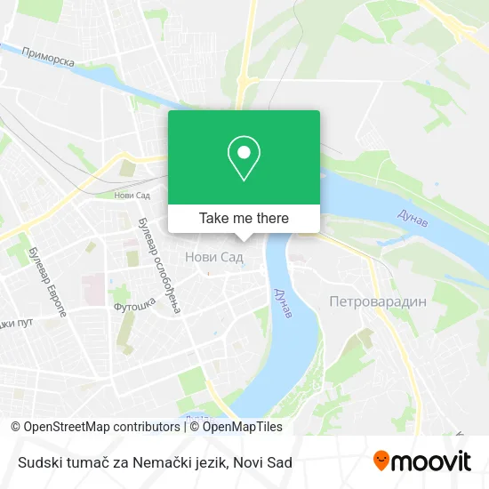 Sudski tumač za Nemački jezik map