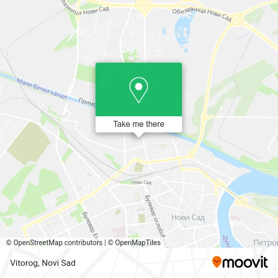 Vitorog map
