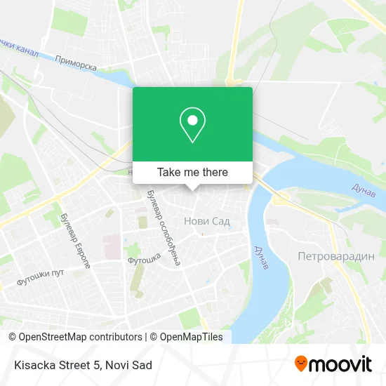 Kisacka Street 5 map