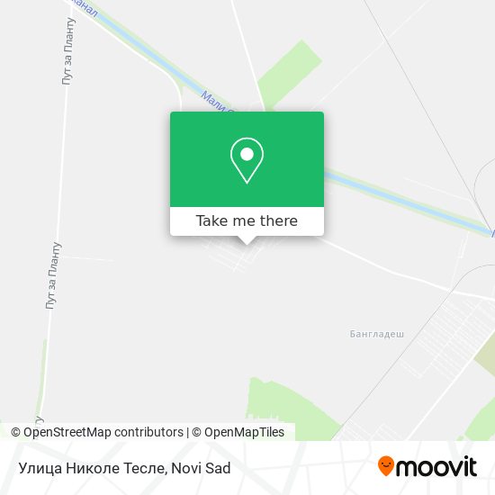 Улица Николе Тесле map